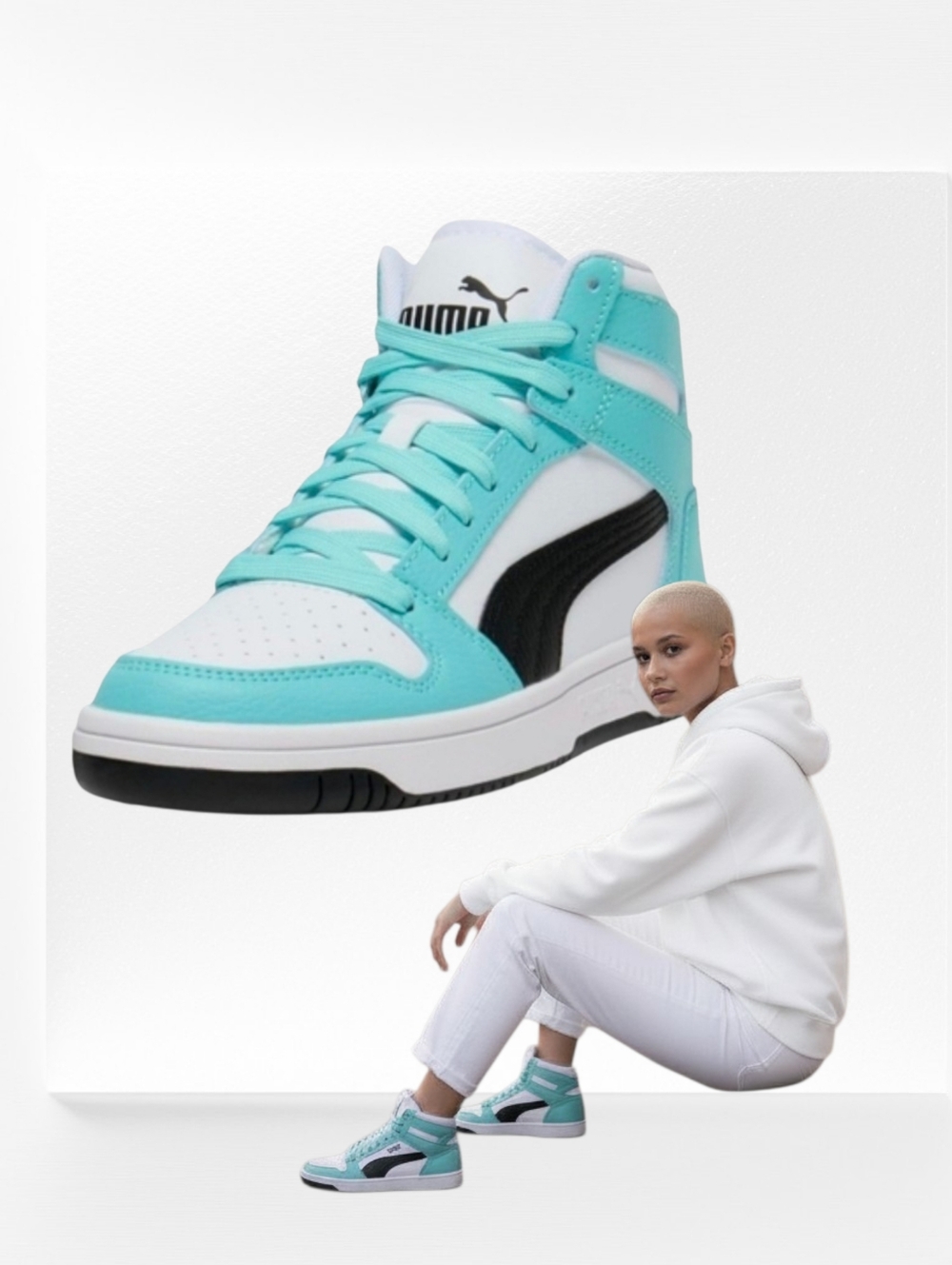 PUMA Women's Rebound Layup High Tops
